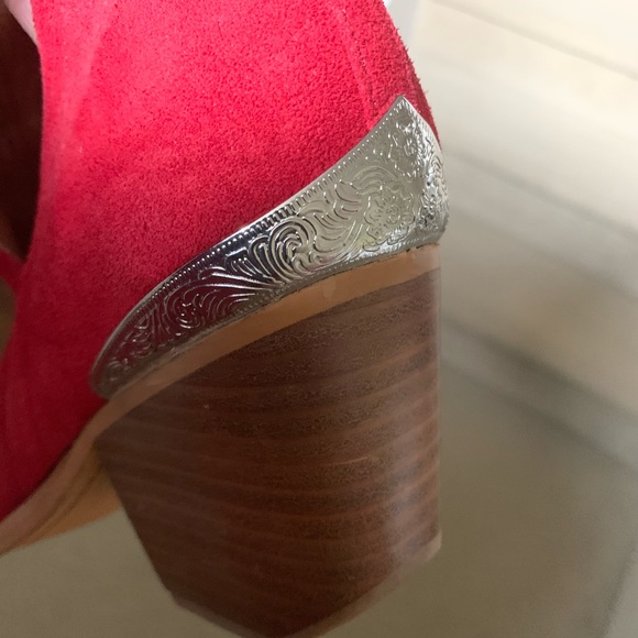 Jeffrey Campbell red suede Booties - Picture 4 of 7